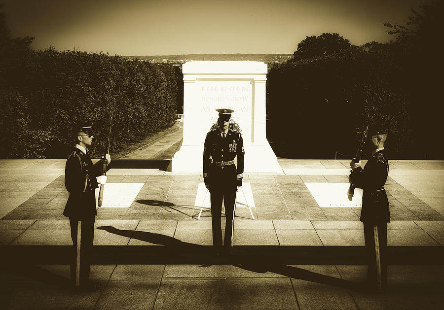 Changing Of The Guard At The Tomb Of The Unknowns At Arlington #2 Photograph by Mountain Dreams