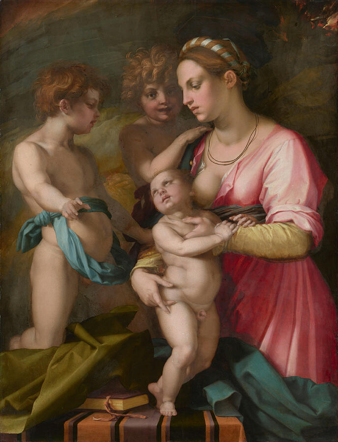 Charity #4 Painting by Andrea del Sarto