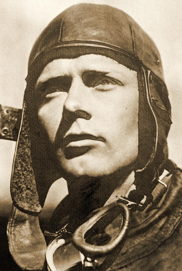 Jet Photograph - Charles Lindbergh by American School