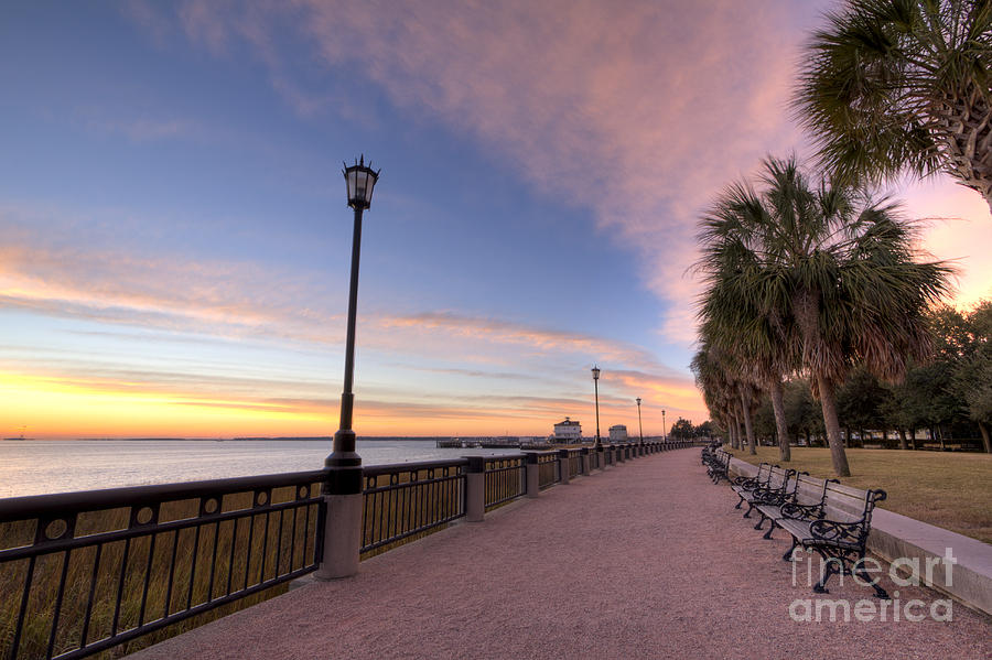 Charleston Waterfront Park Sunrise  #2 Photograph by Dustin K Ryan