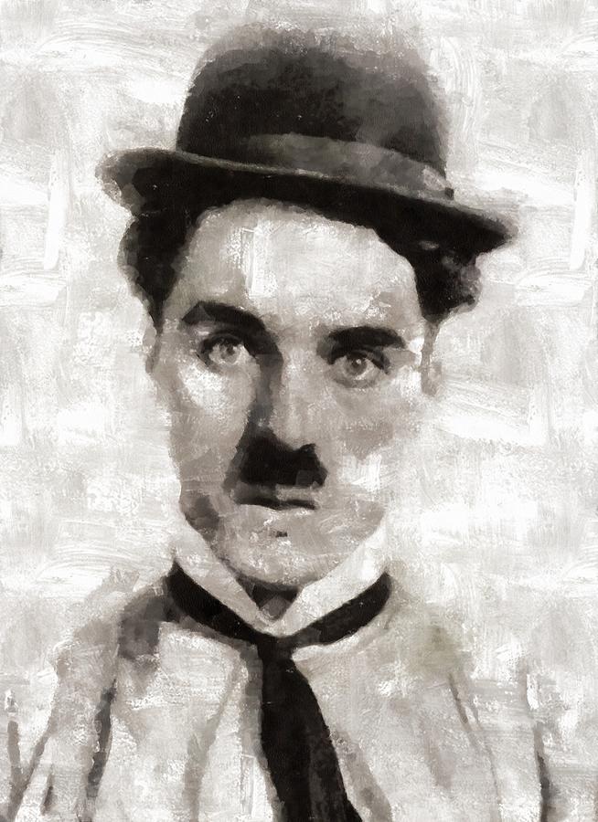 Charlie Chaplin Hollywood Legend #9 Painting by Esoterica Art Agency