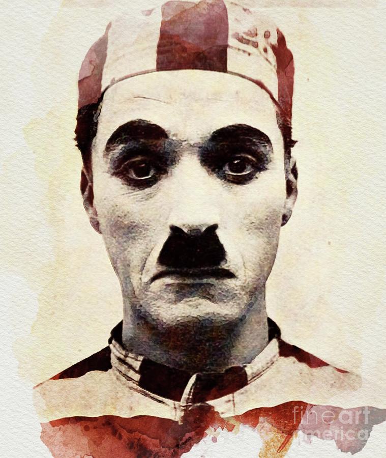 Charlie Chaplin Digital Art