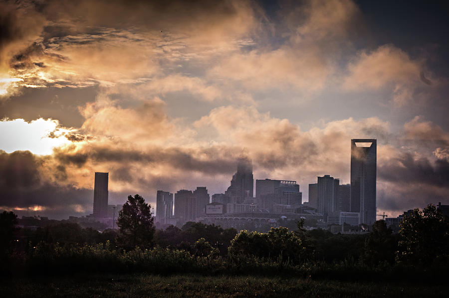 Charlotte North Carolina City Skyline #2 Photograph by Alex Grichenko