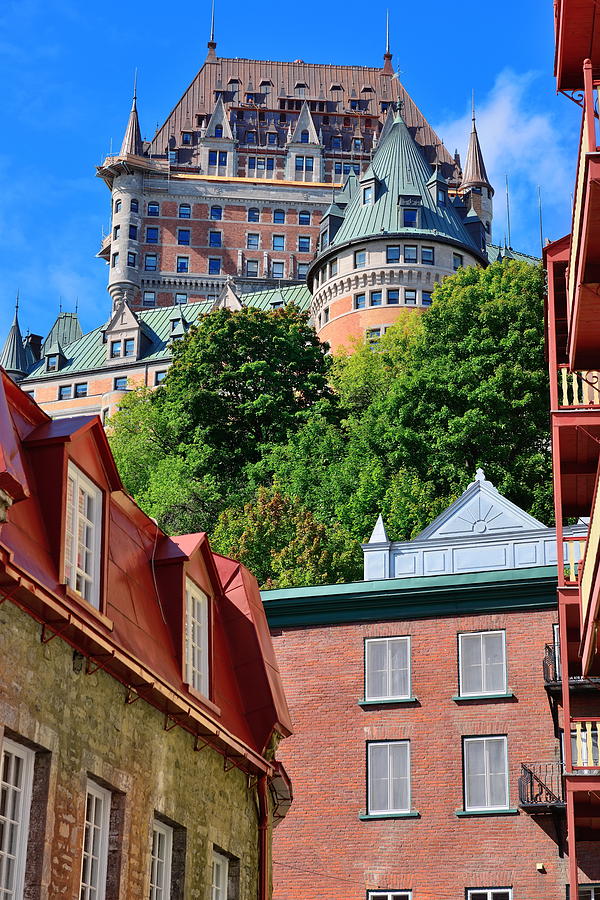 Chateau Frontenac in the day  #2 Photograph by Songquan Deng
