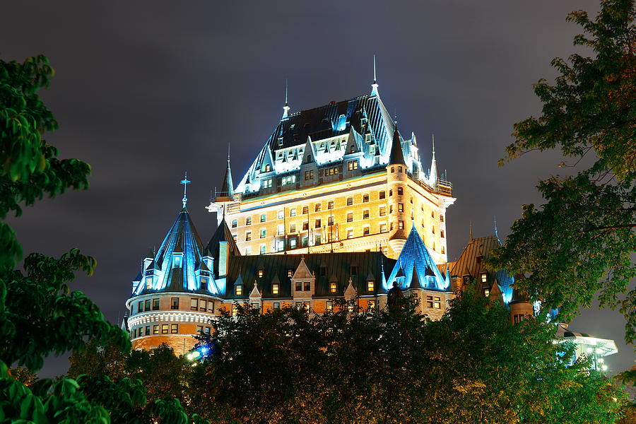 Chateau Frontenac #2 Photograph by Songquan Deng