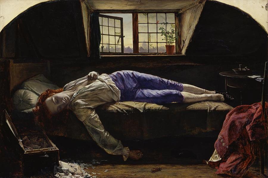 Chatterton  #2 Painting by Henry Wallis