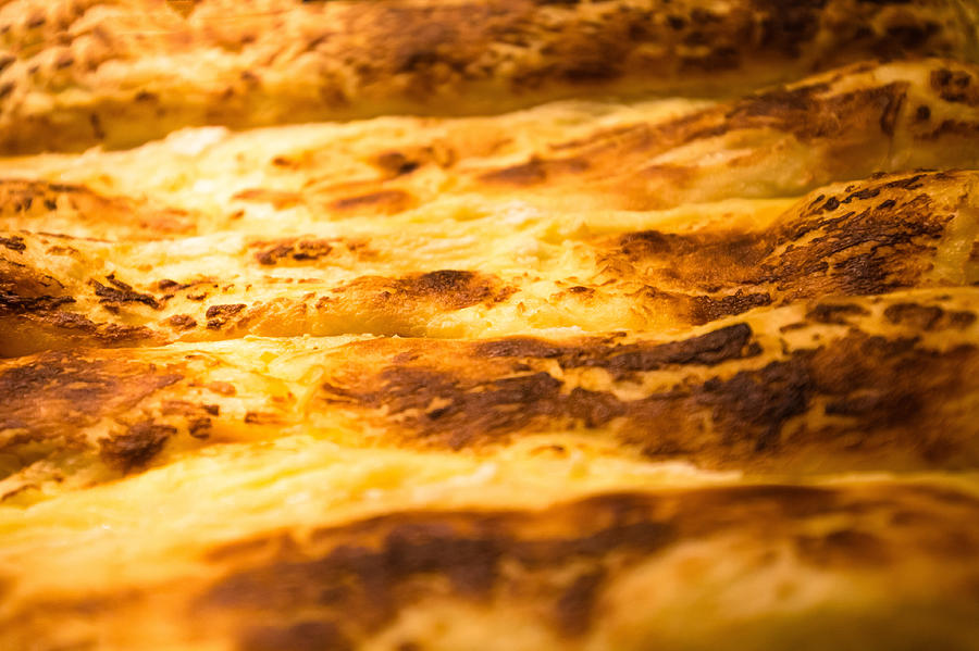 Cheese strudel domestic food from Croatia, layered pastry #2 Photograph by Brch Photography
