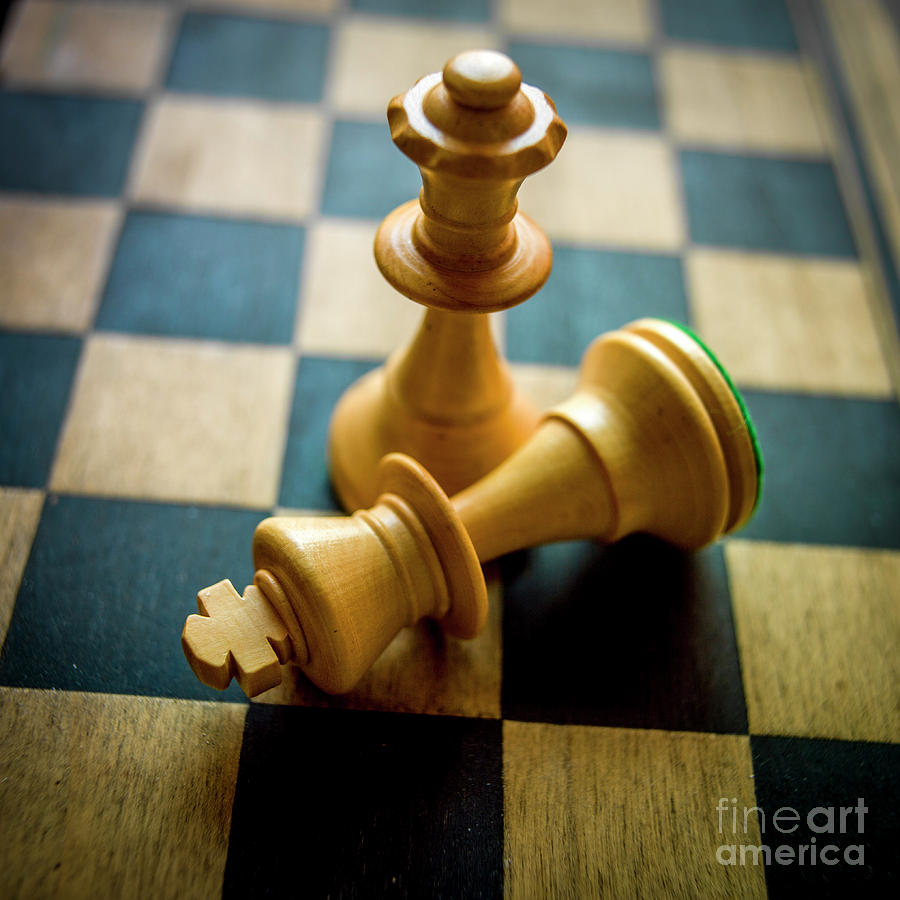 Chess Photograph - Chess pieces #2 by Bernard Jaubert
