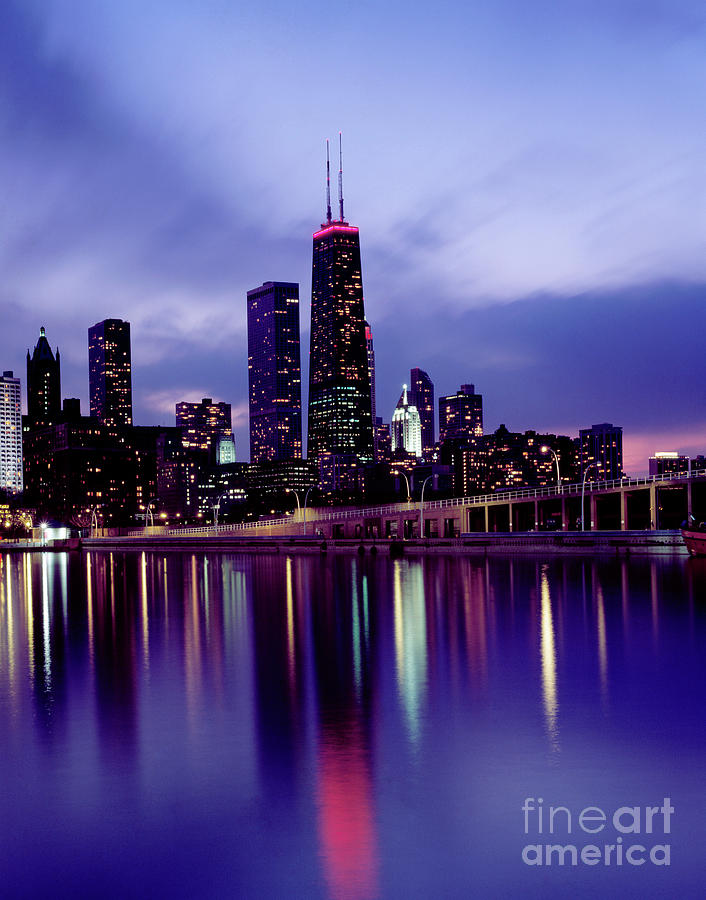 Chicago Skyline #2 Photograph by Granger