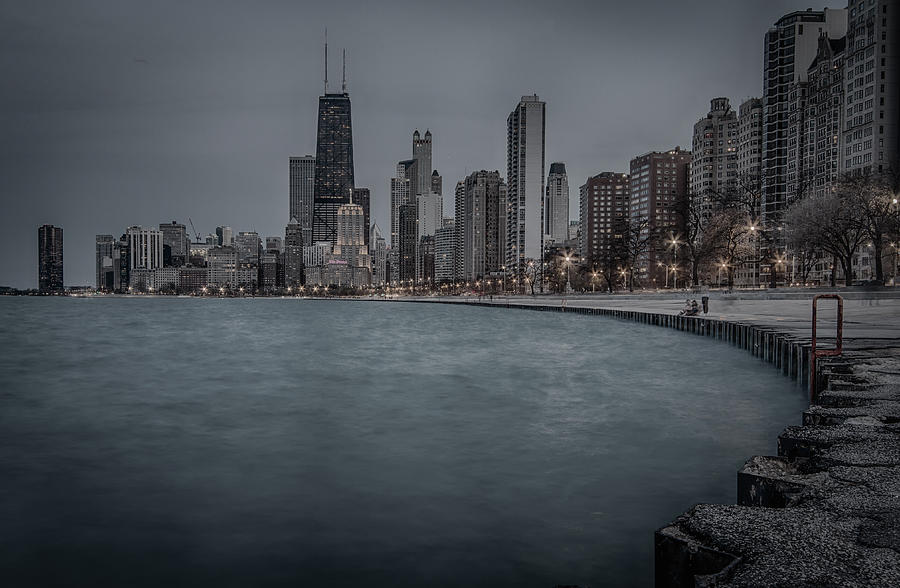 Chicago Photograph - Chicago Skyline #4 by Mike Burgquist
