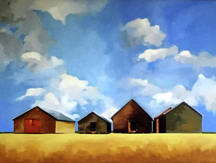 Tenant Houses Painting by Chris Gholson