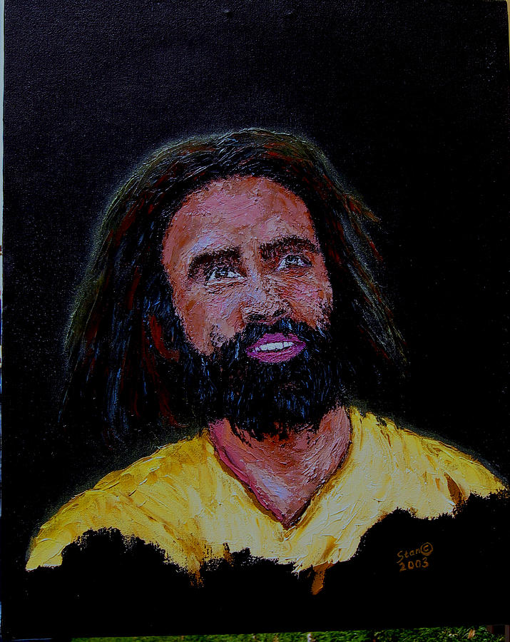 Christ At Night #2 Painting by Stan Hamilton