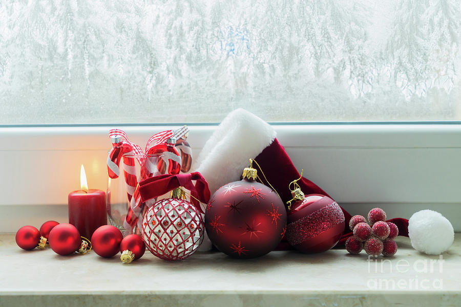 Christmas Windowsill Photograph by Anastasy Yarmolovich