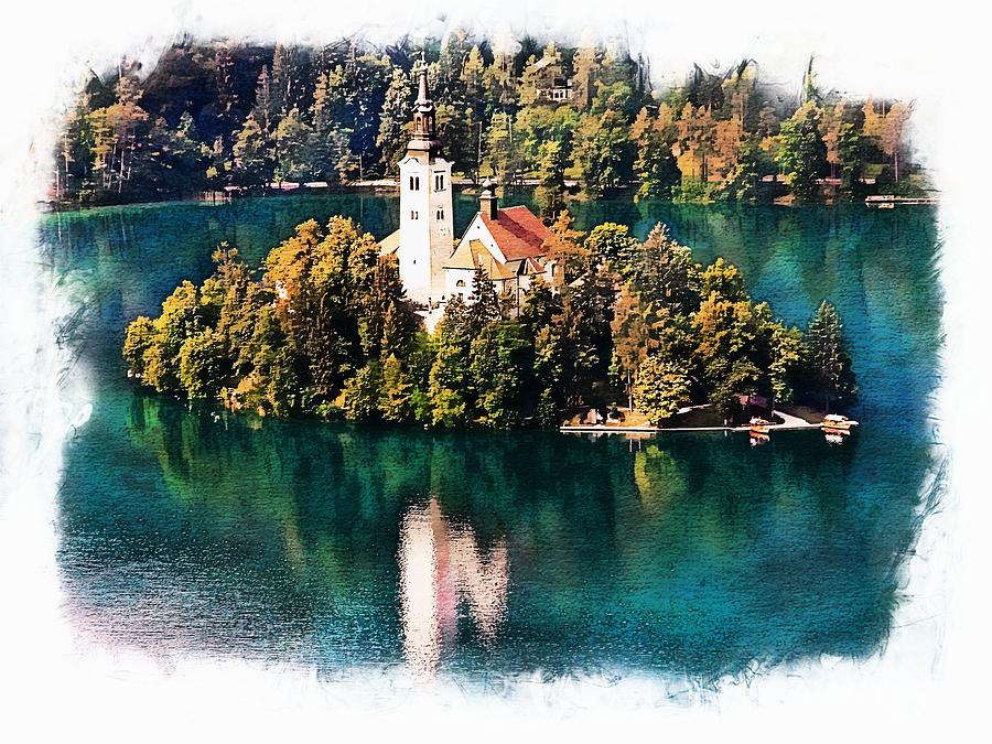 Church of the Assumption - Lake Bled, Slovenia #2 Photograph by Joseph Hendrix