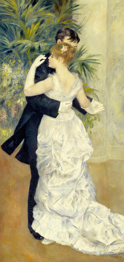 Pierre Auguste Renoir Painting - City Dance #2 by Pierre-Auguste Renoir
