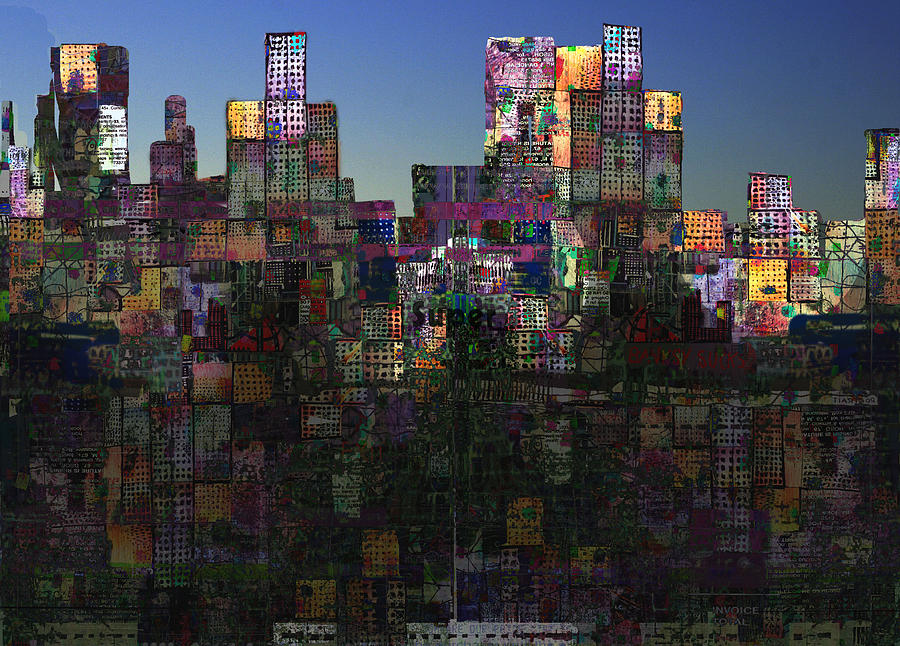 City Digital Art - City Sunrise  #2 by Andy  Mercer