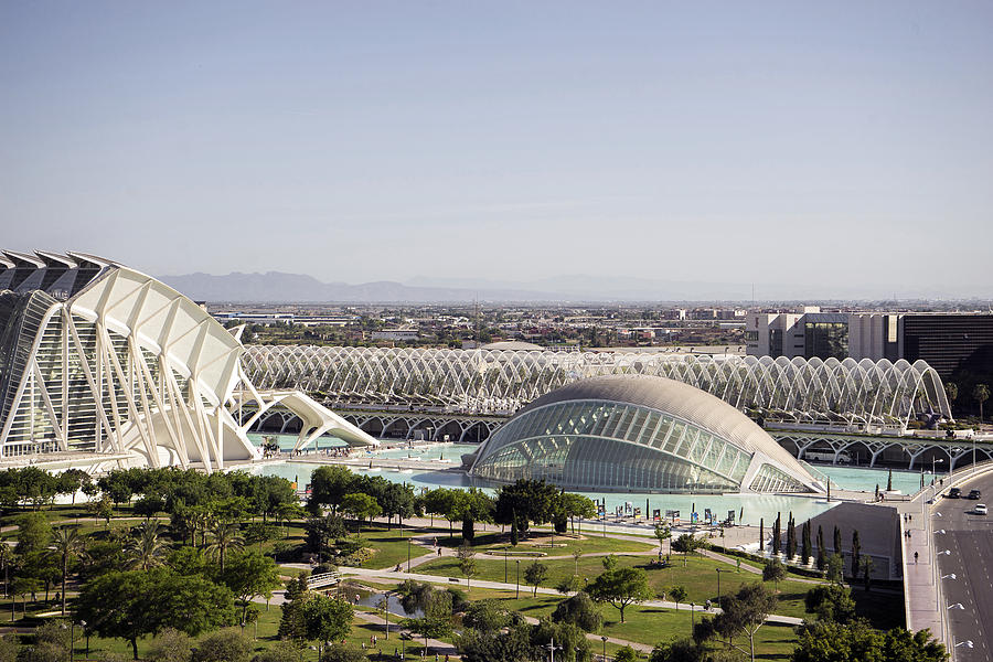 Architecture Photograph - Ciudad de las artes y ciencias Valencia #2 by For Ninety One Days