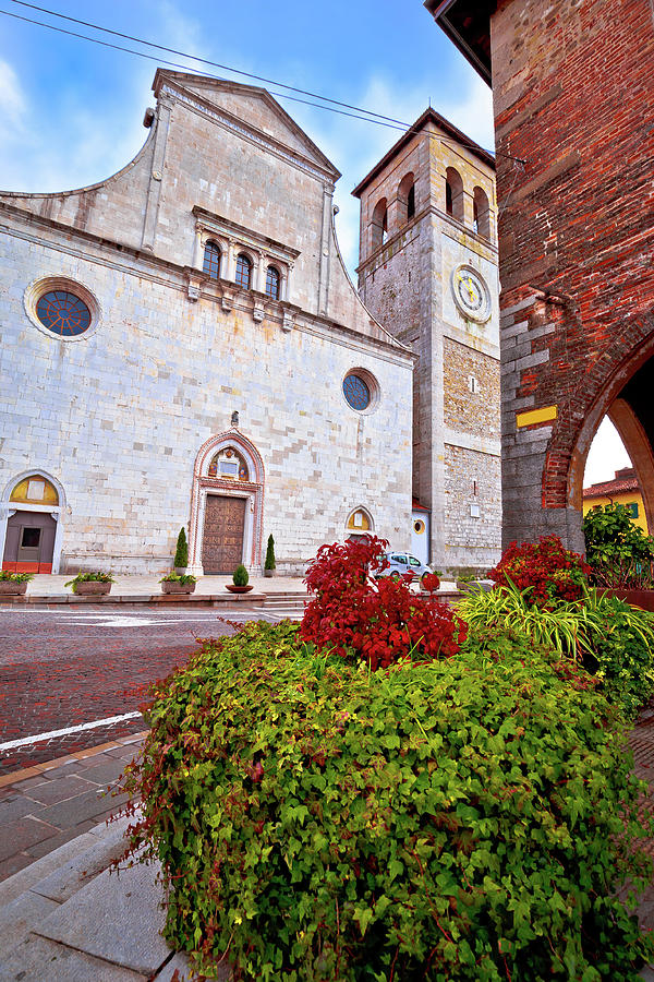 Cividale del Friuli square and church view #2 Photograph by Brch Photography