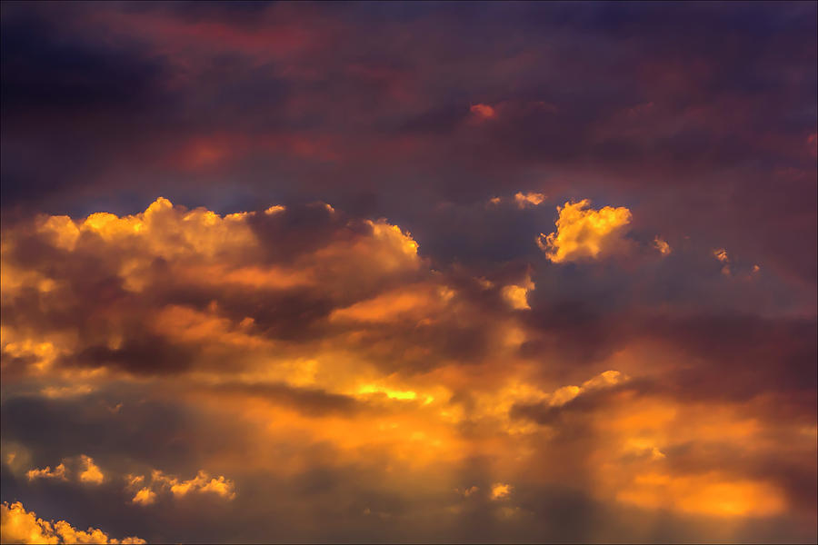 Clouds at Sunset #2 Photograph by Robert Ullmann