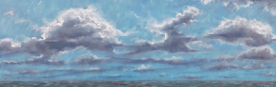 Clouds Painting by Gary M Long