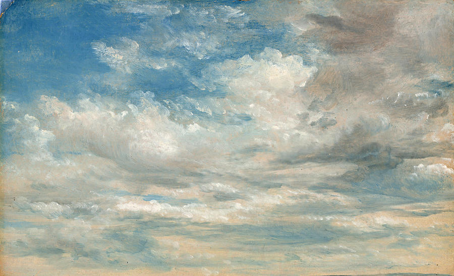 Clouds #3 Painting by John Constable