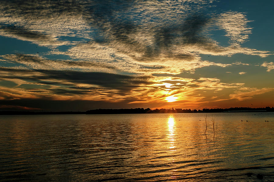 Cloudy Sunset #2 Photograph by Doug Long