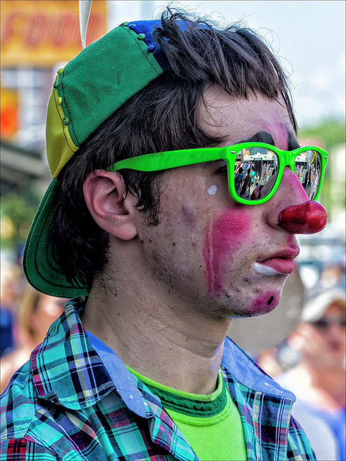 Clown Coney Island #2 Photograph by Robert Ullmann