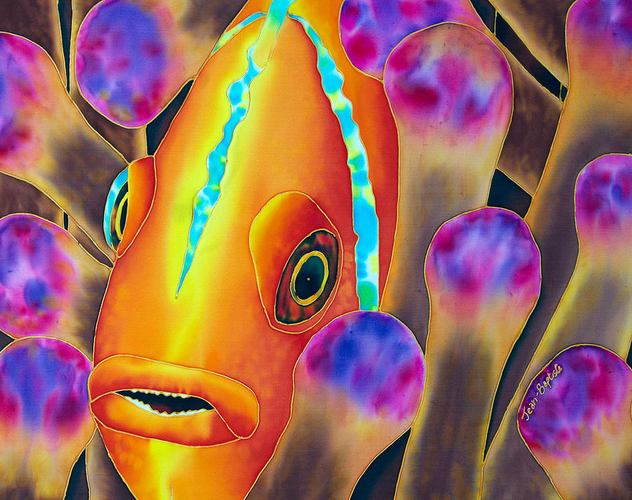 Clown Fish Painting by Daniel Jean-Baptiste