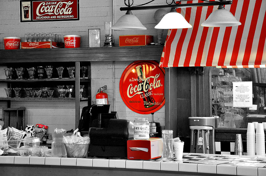 Vintage Photograph - Coca Cola #2 by Todd Hostetter