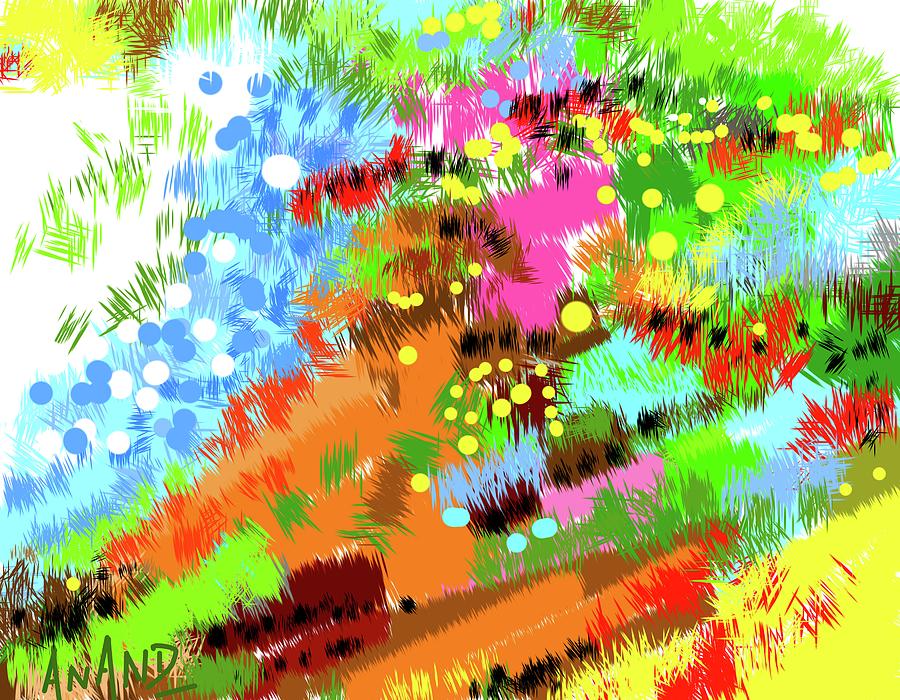 Color Abstraction-4 #3 Digital Art by Anand Swaroop Manchiraju