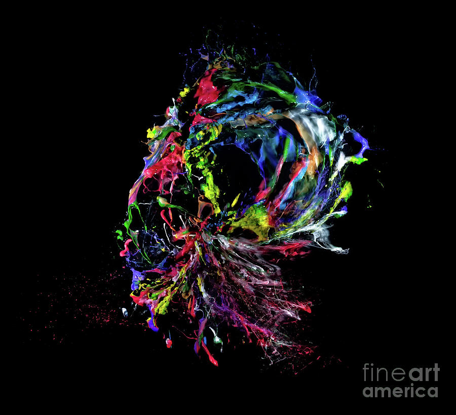 Color Explosion Background Photograph By Gualtiero Boffi