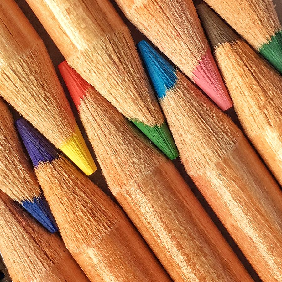 Colored pencils #2 Photograph by Paulo Goncalves