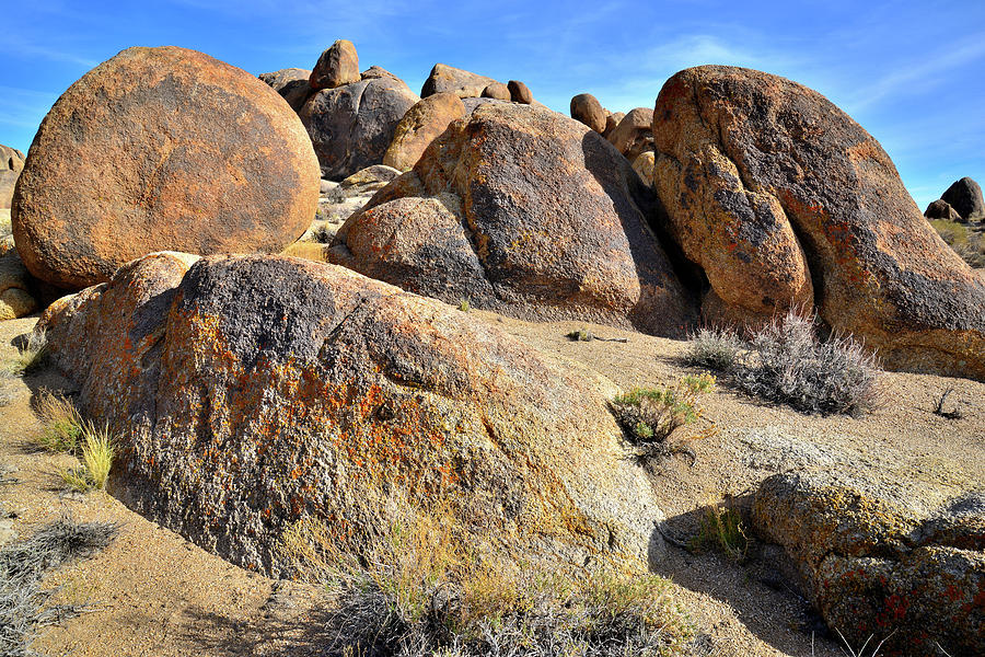 Colorful Boulders in the Alabama Hills #2 Photograph by Ray Mathis