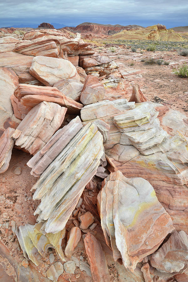 Colorful Boulders in Valley of Fire #3 Photograph by Ray Mathis