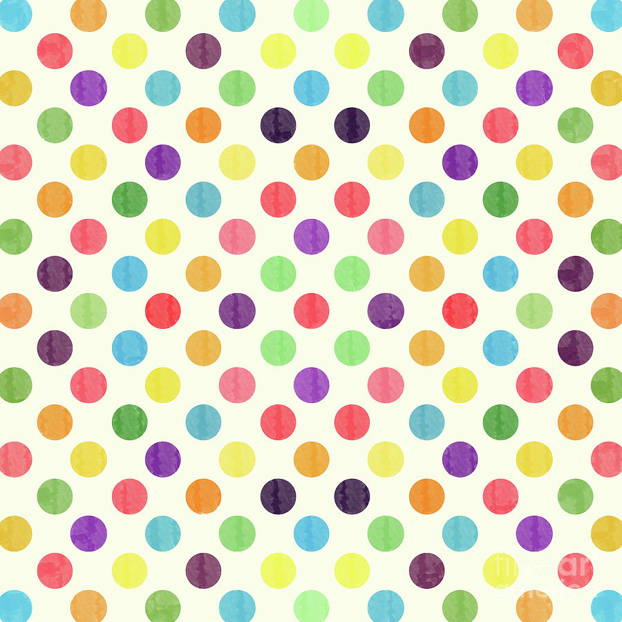 Colorful Dots Digital Art