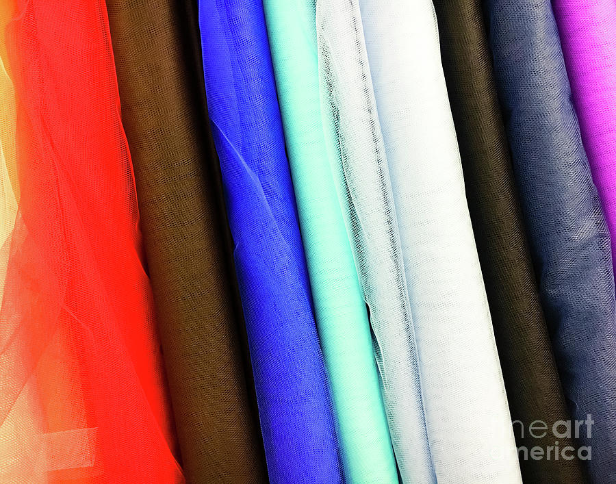 Colorful Fabrics Selection #2 Photograph by Tom Gowanlock