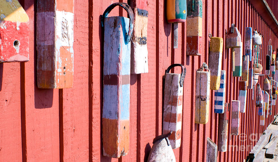 Colorful Fishing Buoys #2 Photograph by Anthony Totah