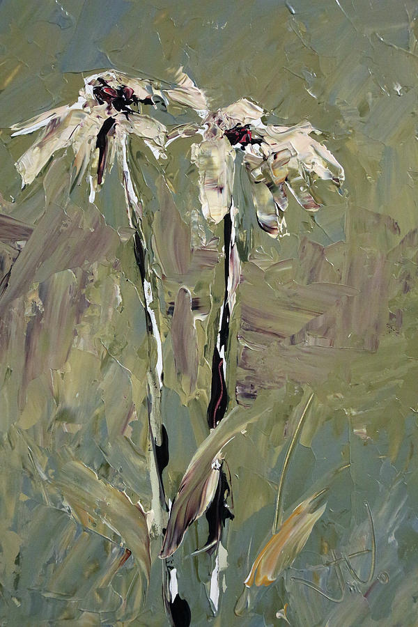 Cone Flowers #2 Painting by Jim Vance