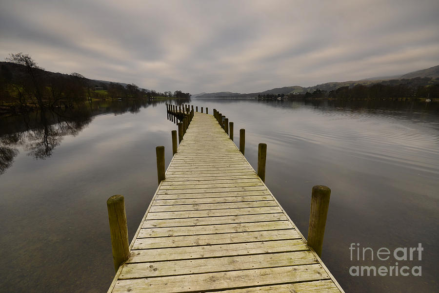 National Parks Photograph - Coniston Water #2 by Smart Aviation