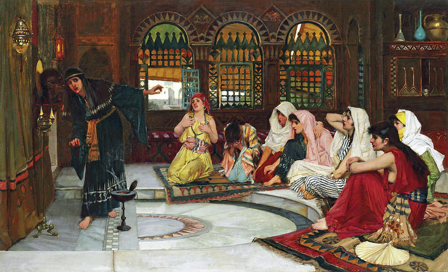 Consulting the Oracle #2 Painting by John William Waterhouse
