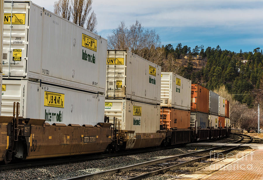 Container Train #2 Photograph by Thomas Marchessault
