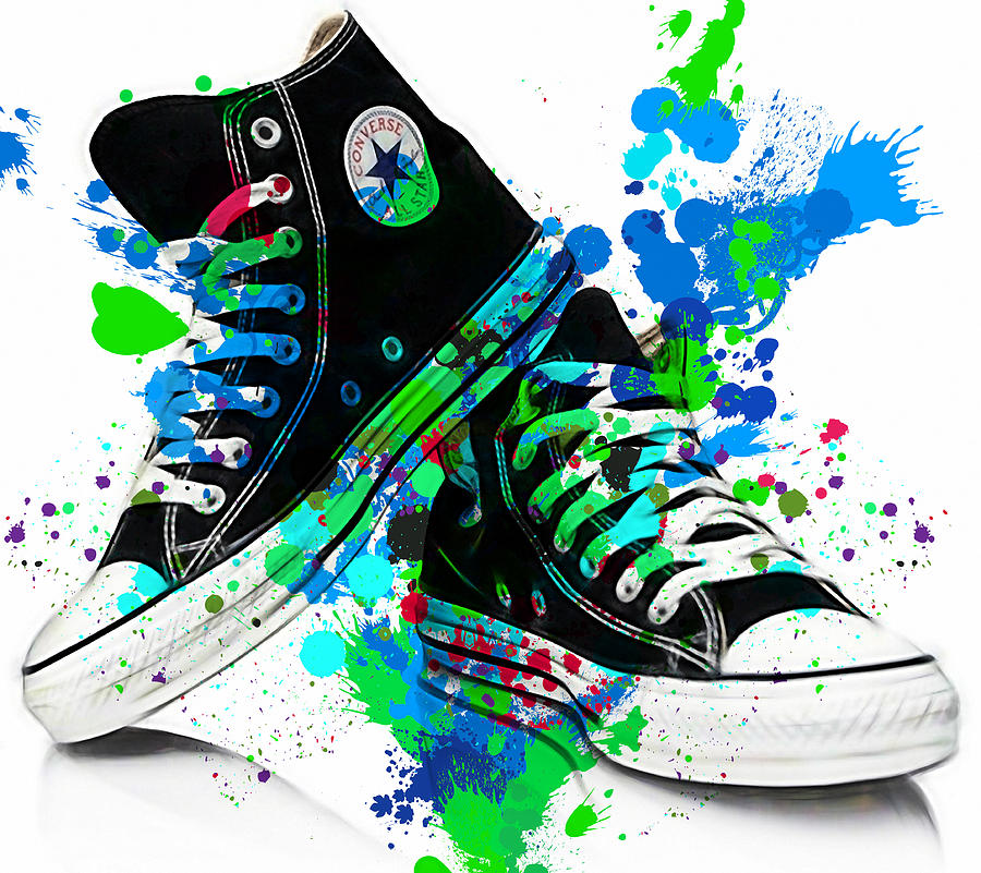 Converse All Stars #2 Mixed Media by Marvin Blaine