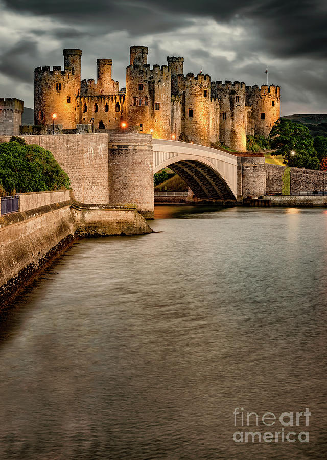 Conwy Castle Wales Photograph by Adrian Evans