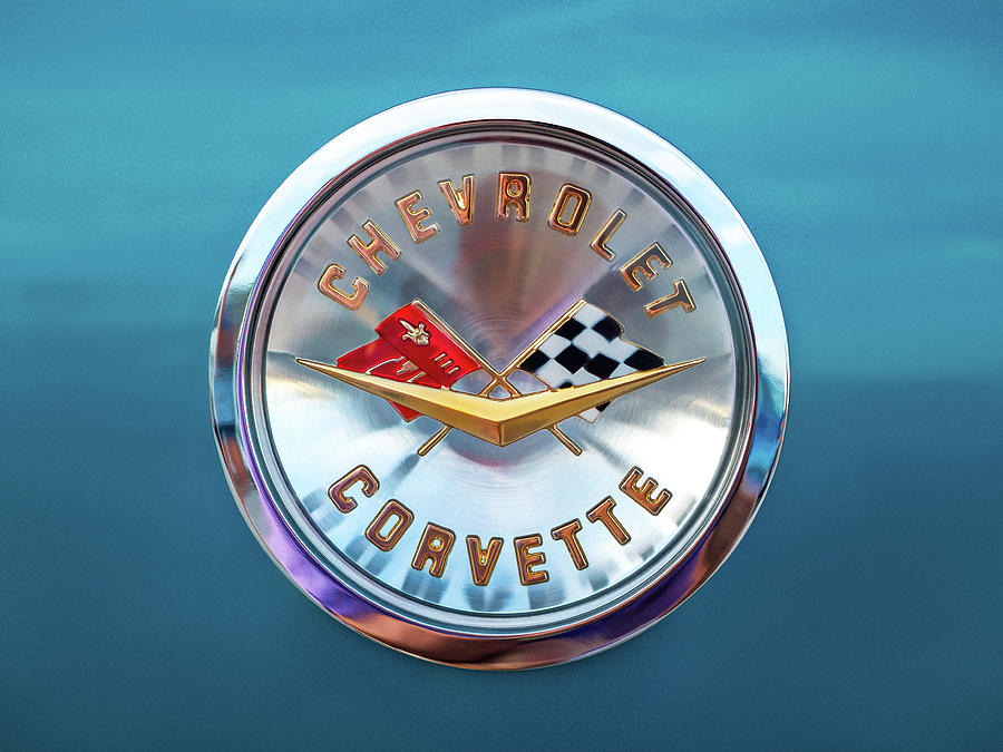 Corvette Digital Art - Corvette Badge by Douglas Pittman