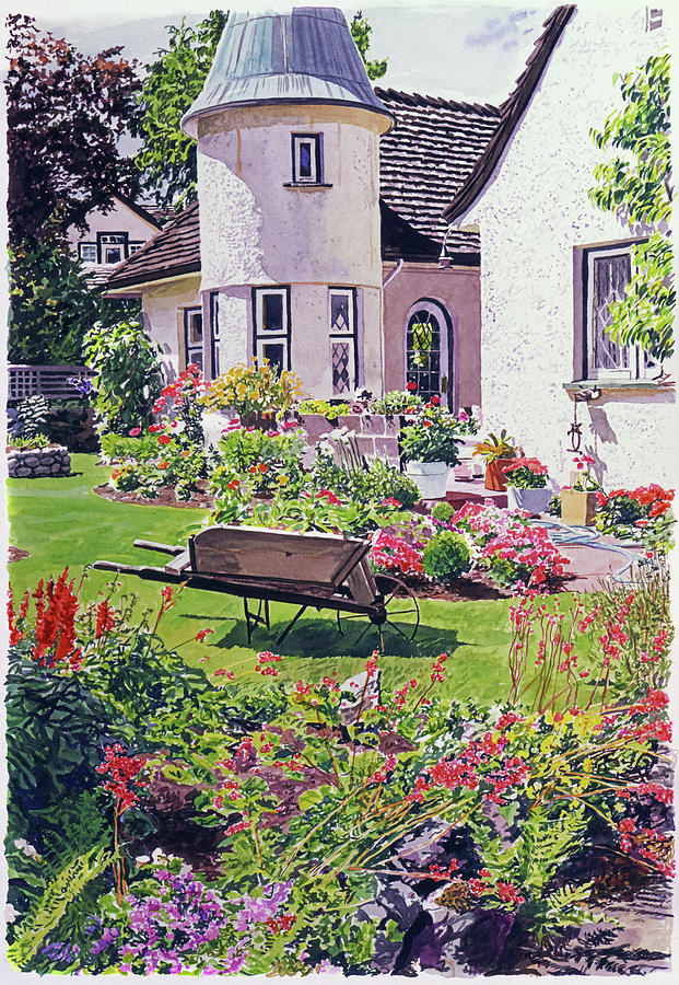 Country House #2 Painting by David Lloyd Glover