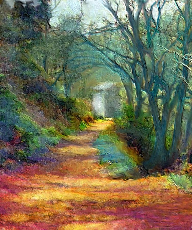 Country Road #2 Mixed Media by Carola Ann-Margret Forsberg - Pixels