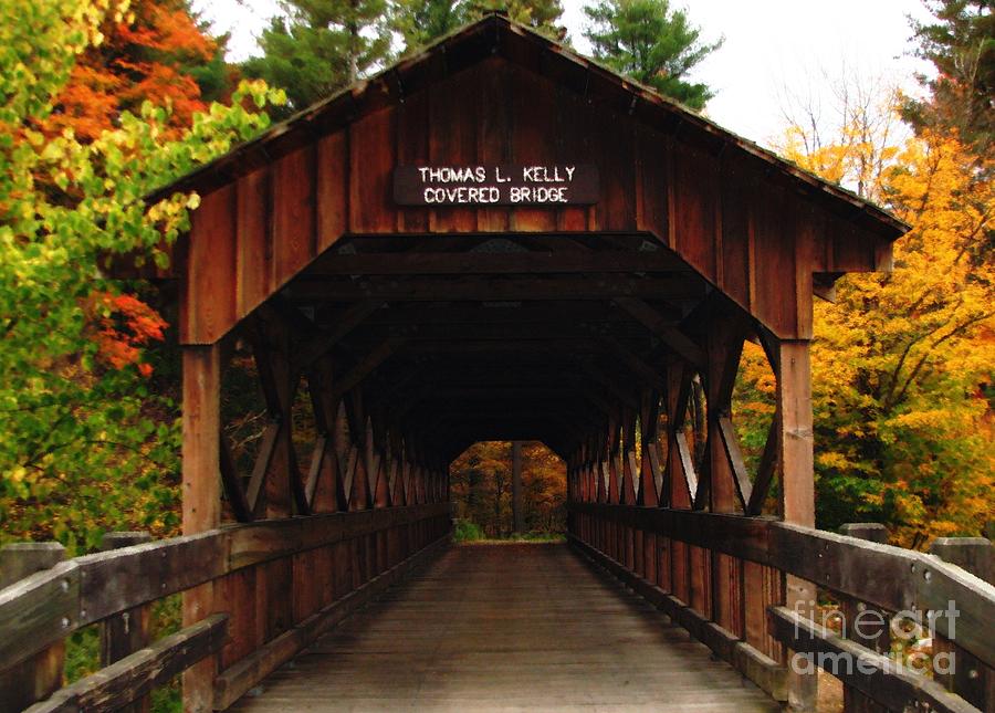 Covered Bridge at Allegany State Park #2 Photograph by Rose Santuci-Sofranko