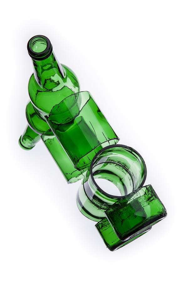 Cracked bottle Photograph by Jorgen Nilsson - Fine Art America