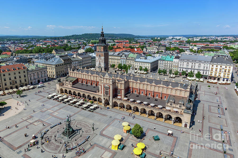 Cracow, Poland. Old town market square and Cloth Hall #2 Photograph by Michal Bednarek