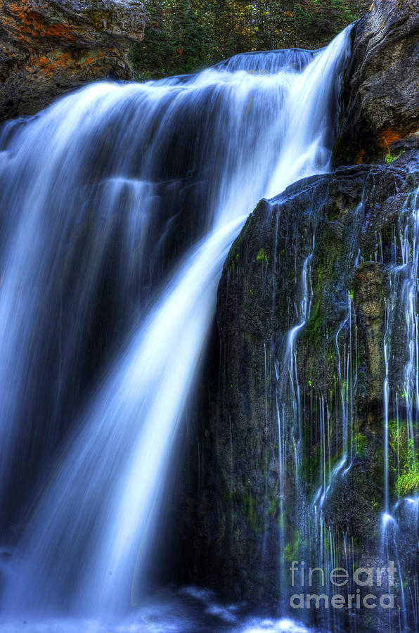 Places Photograph - Crayfish Falls by Dennis Hammer Places Photograph - Crayfish Falls by Dennis Hammer